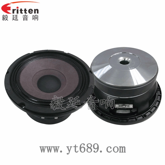 8寸中低音舞臺音箱喇叭正反面 4寸高端品牌重低音喇叭正反面