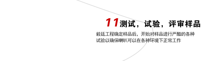 測試，試驗，評審樣品定制流程
