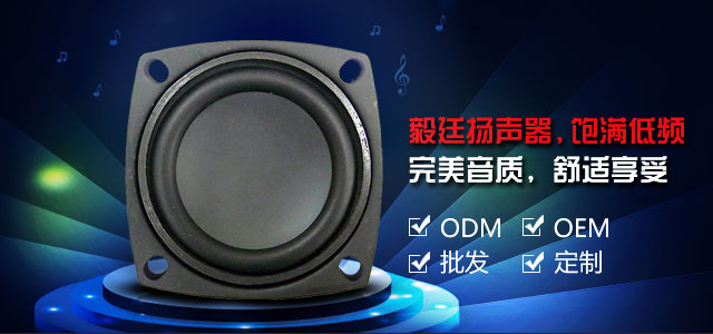 毅廷揚聲器，飽滿低頻